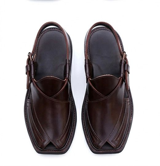 KhyberWalk Brown Peshawari Chappal – Tradition Crafted for Modern Style