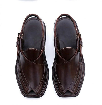 KhyberWalk Brown Peshawari Chappal – Tradition Crafted for Modern Style